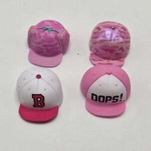 LOL Surprise Doll Hats Lot Pink Baseball Caps Accessories MGA